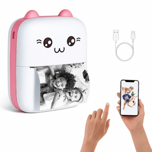 Mini Portable Printer – Wireless Pocket Thermal Printer for Photos, Notes, and Labels