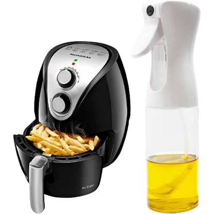 Glass Oil Spray Bottle | Refillable Olive Oil Mister for Cooking, Baking, BBQ, and Salad