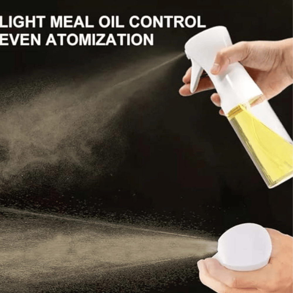Glass Oil Spray Bottle | Refillable Olive Oil Mister for Cooking, Baking, BBQ, and Salad