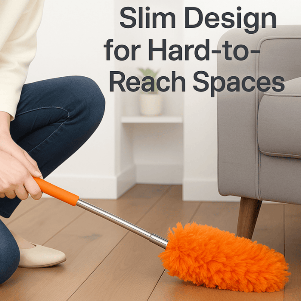 Adjustable Microfiber Duster – Extendable Handle Cleaning Tool for Dusting High and Hard-to-Reach Areas