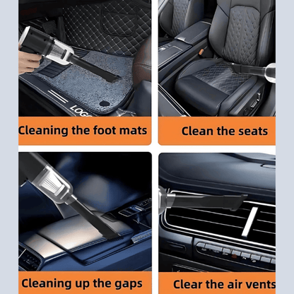 3-in-1 Portable Vacuum Cleaner with Air Blower and Suction Attachments