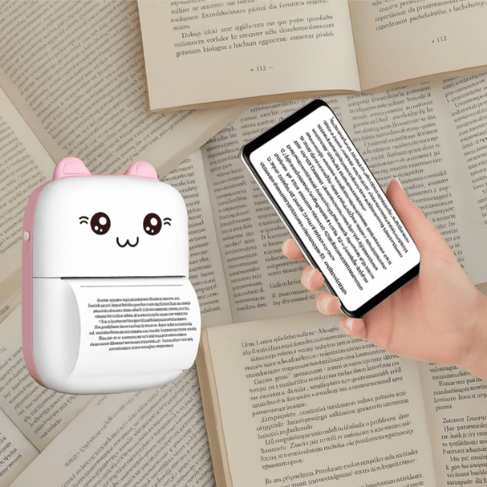Mini Portable Printer – Wireless Pocket Thermal Printer for Photos, Notes, and Labels