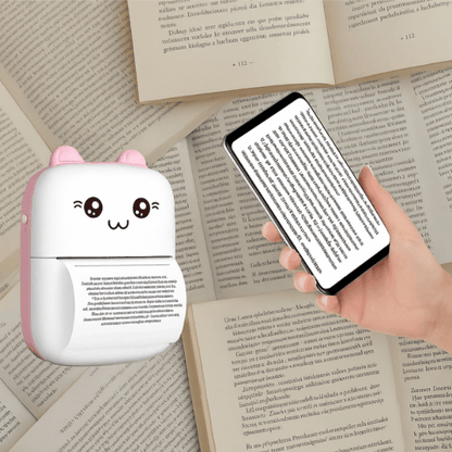Mini Portable Printer – Wireless Pocket Thermal Printer for Photos, Notes, and Labels