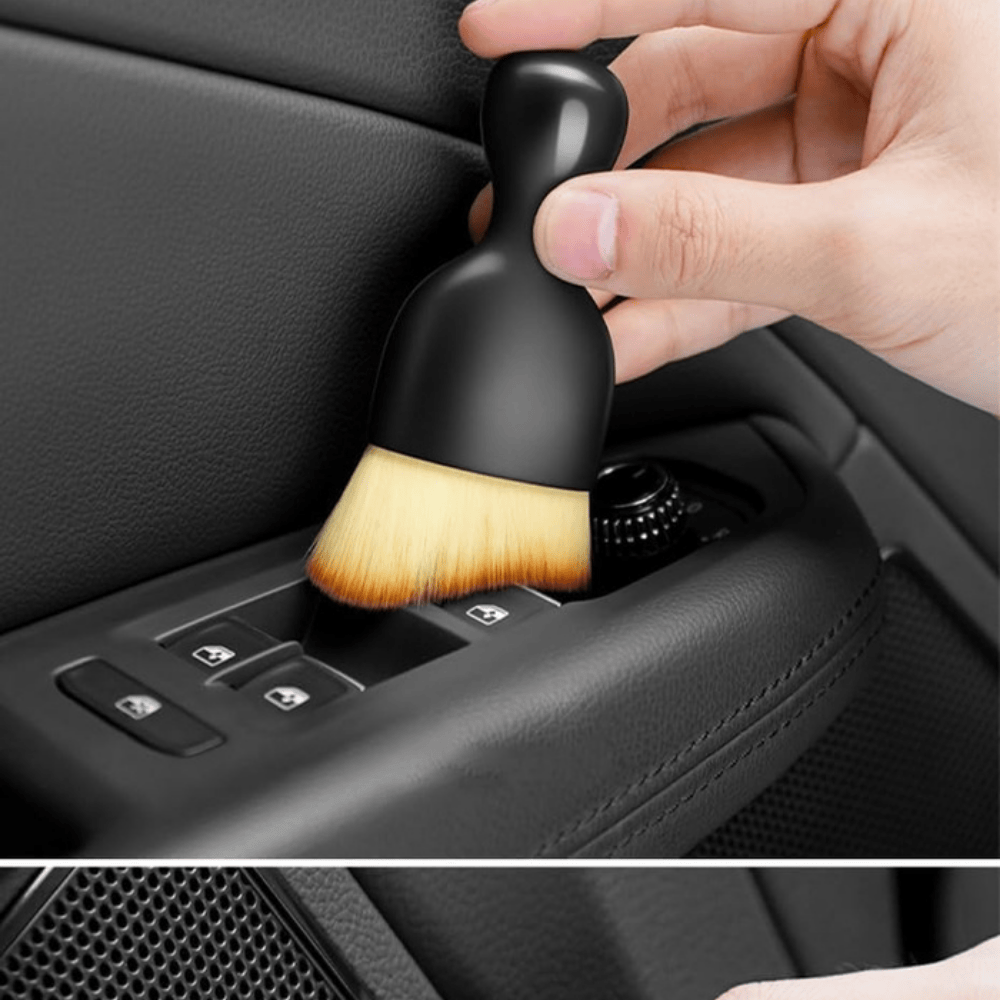 Car Dashboard Cleaning Brush – Compact Soft Bristle Dust Remover for Vehicle Interior