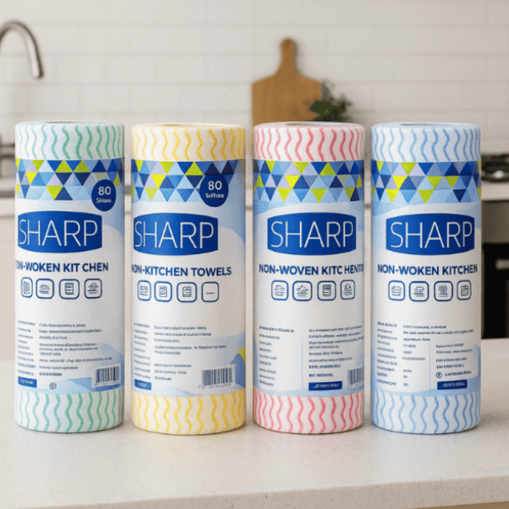 Tulip Kitchen Towels – Reusable Multipurpose Cleaning Cloth Roll for Home and Kitchen