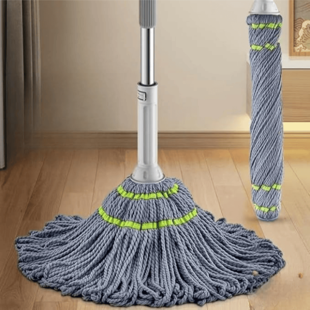 Wringing Twist Mop – Self-Squeezing Floor Cleaning Mop with Super Absorbent Head