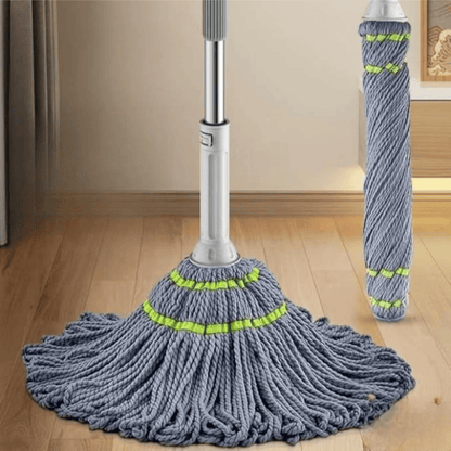 Wringing Twist Mop – Self-Squeezing Floor Cleaning Mop with Super Absorbent Head