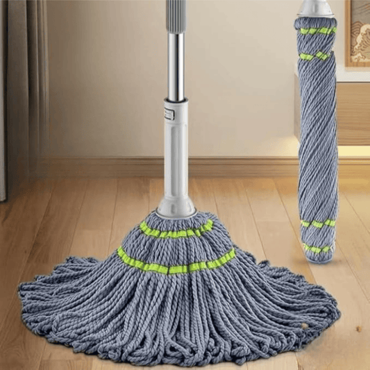 Wringing Twist Mop – Self-Squeezing Floor Cleaning Mop with Super Absorbent Head