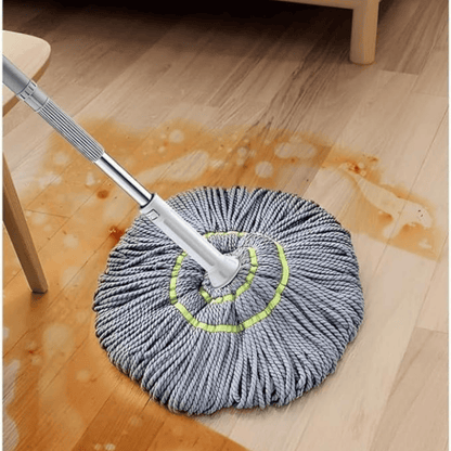 Wringing Twist Mop – Self-Squeezing Floor Cleaning Mop with Super Absorbent Head