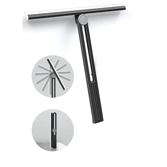 Window Glass Cleaner – Adjustable Handle Squeegee for Streak-Free Cleaning