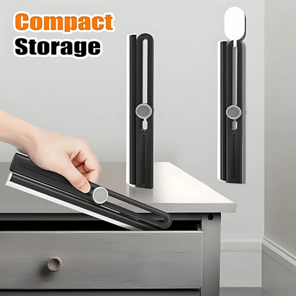 Window Glass Cleaner – Adjustable Handle Squeegee for Streak-Free Cleaning