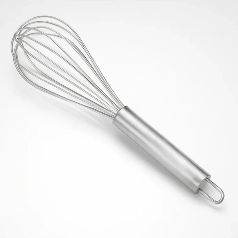 10-Inch Stainless Steel Whisk | Durable Balloon Wire Whisk for Cooking, Baking, and Mixing