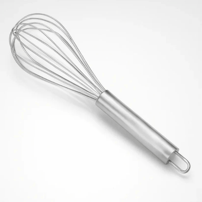 10-Inch Stainless Steel Whisk | Durable Balloon Wire Whisk for Cooking, Baking, and Mixing