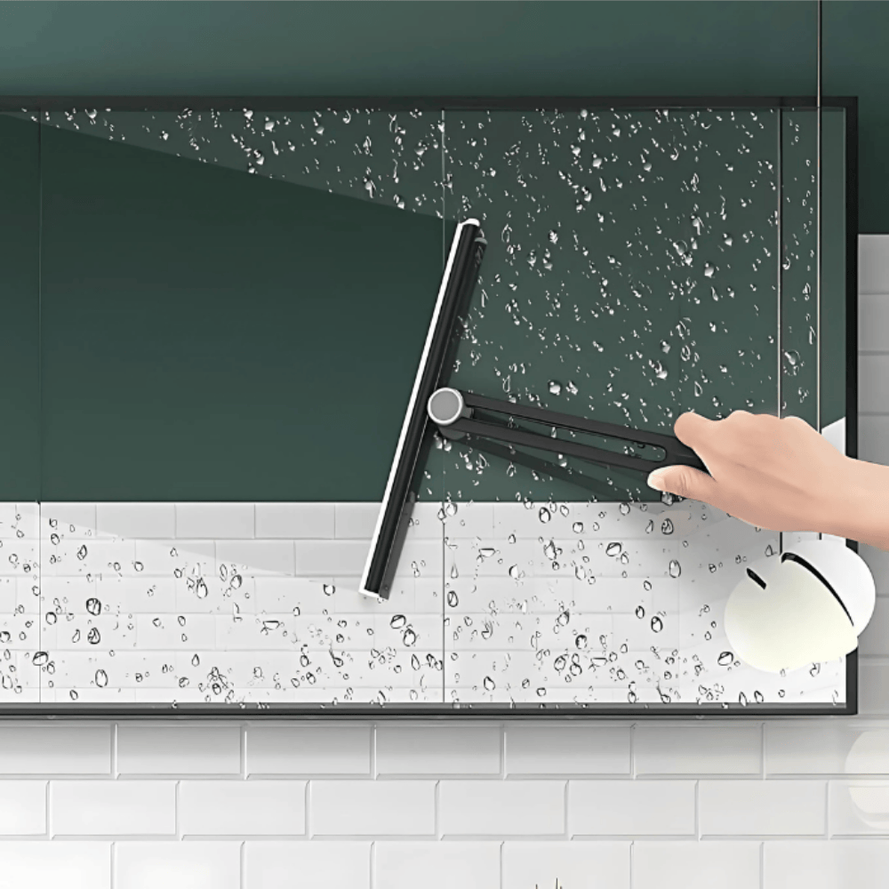 Window Glass Cleaner – Adjustable Handle Squeegee for Streak-Free Cleaning