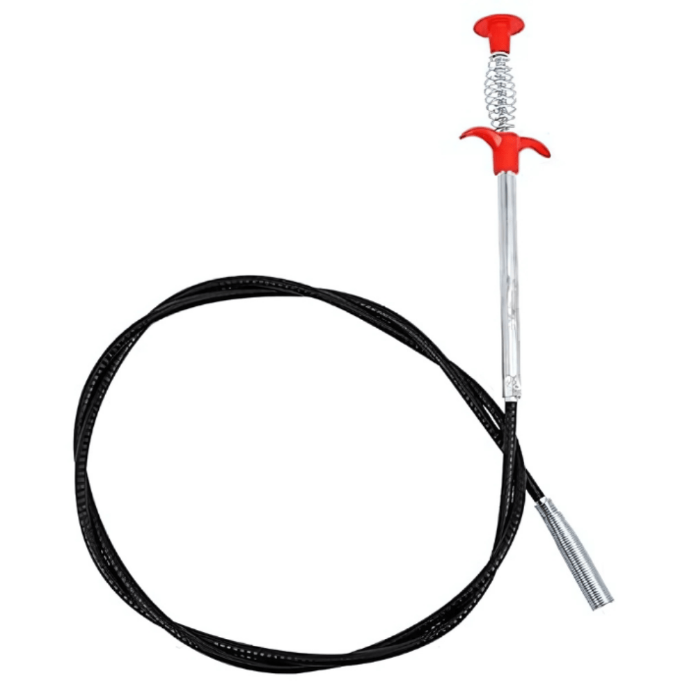 Drain Cleaning Claw Tool – 90cm Flexible Pipe Cleaner with Spring Grabber for Sink and Drain Blockages