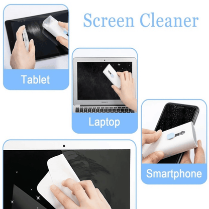 7-in-1 Keyboard Cleaning Brush Kit – Multifunctional Cleaner for Laptop, Earbuds, and Electronics