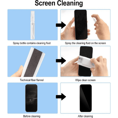 7-in-1 Keyboard Cleaning Brush Kit – Multifunctional Cleaner for Laptop, Earbuds, and Electronics