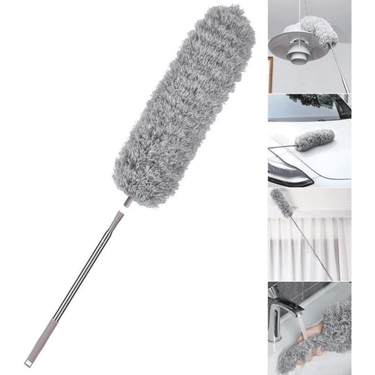 Telescopic Duster 100 Inch – Extendable Microfiber Cleaning Tool for High Ceilings and Hard-to-Reach Areas