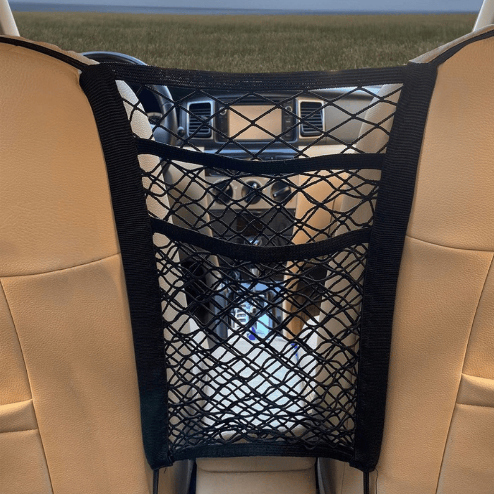 Car Mesh Storage Organizer – Universal Seat Back Net Pocket for Vehicle Interior