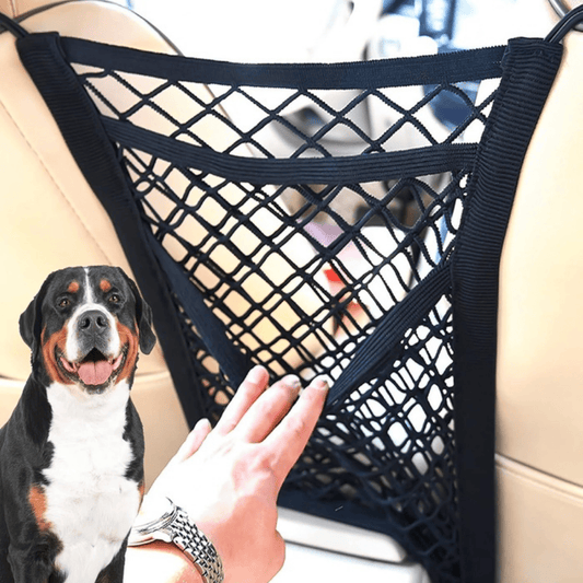 Car Mesh Storage Organizer – Universal Seat Back Net Pocket for Vehicle Interior