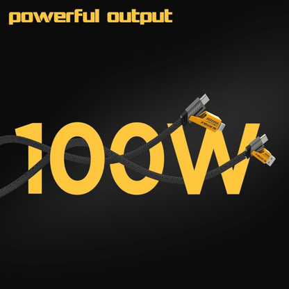 4-in-1 Fast Charging Data Cable – Multi USB Cable with Type-C, Micro USB, Lightning, and USB-A Connectors