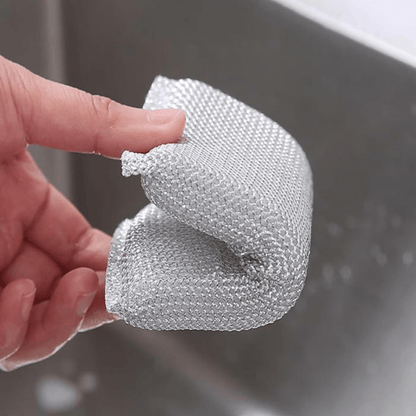 Dish Cleaner Sponge Set of 4 – Multipurpose Scrub Pads for Kitchen Cleaning