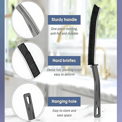 Gap Cleaning Brush – Narrow Groove Scrubber with Hard Bristles for Kitchen and Bathroom
