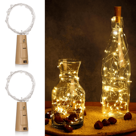 LED  Wire String Lights – Battery Operated Multi-Color Fairy Lights for Decoration