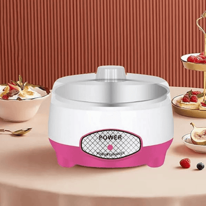 Electric Yogurt Maker Machine | Automatic Yogurt Maker for Home with Stainless Steel Container