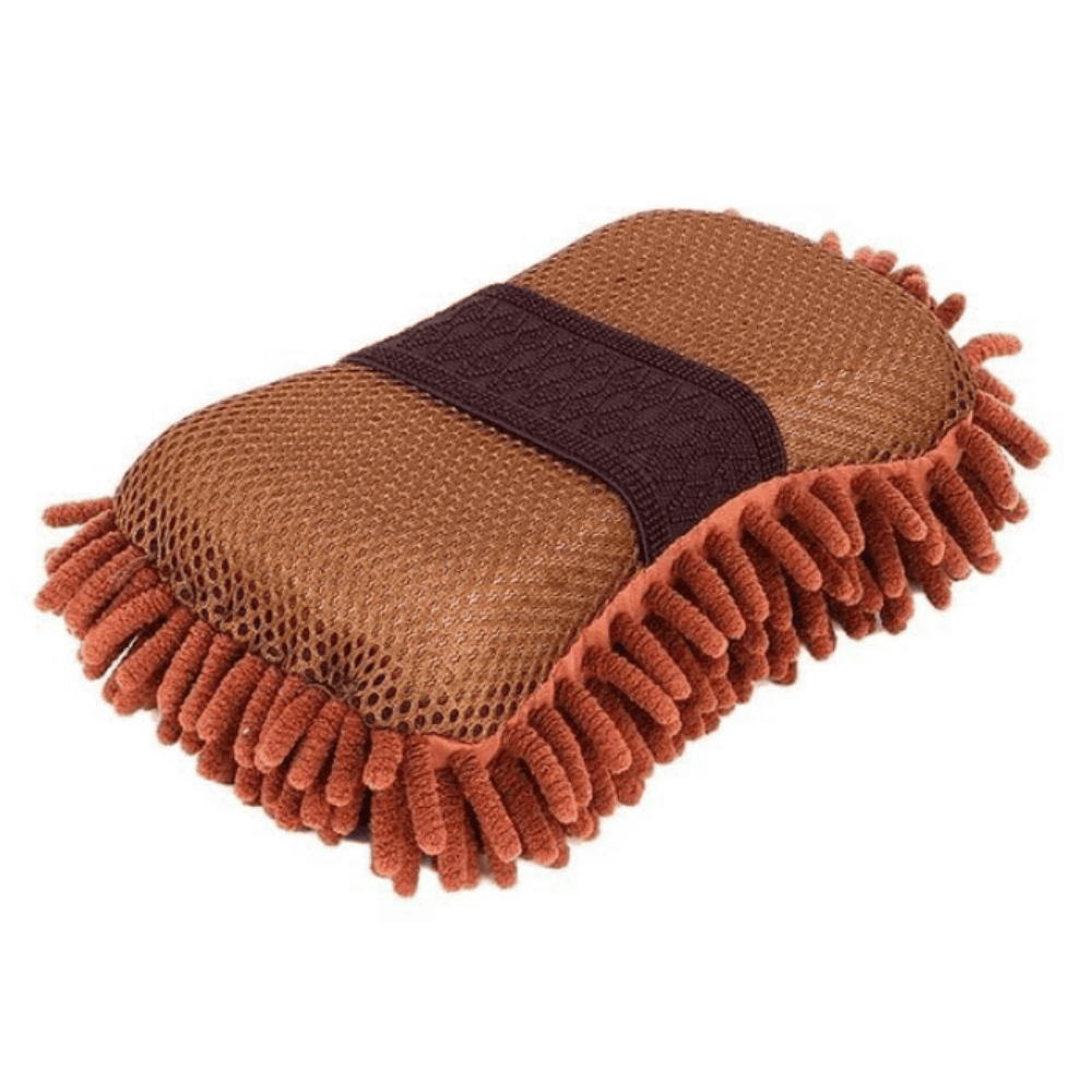 Multipurpose Microfiber Duster – Dual-Sided Cleaning Sponge for Car, Home, and Kitchen