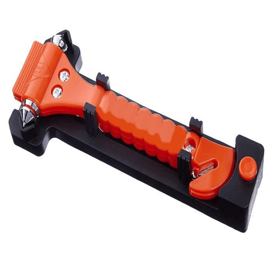 Car Safety Hammer – Emergency Window Breaker & Seat Belt Cutter