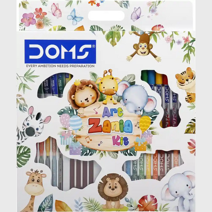DOMS Art Zania Kit for Kids – 350 Pieces | Complete Coloring & Drawing Gift Set PACK OF 1