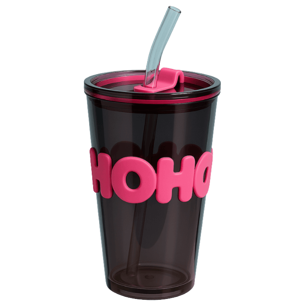 400ml Tumbler with Lid, Straw & Silicone Grip – Leak-Proof Reusable Drink Cup for Hot & Cold Beverages