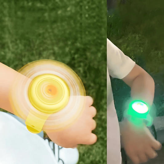 Animal Paw Spinning Bracelet Toy – 360° Rotating Fidget Spinner Wristband for Kids (Cat, Panda, Dinosaur, Lion Designs)