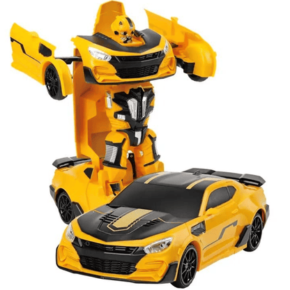 Transforming Robot Car Toy – 2-in-1 Electric Convertible Car to Robot with Lights, Sound & Universal Movement (Battery Operated)