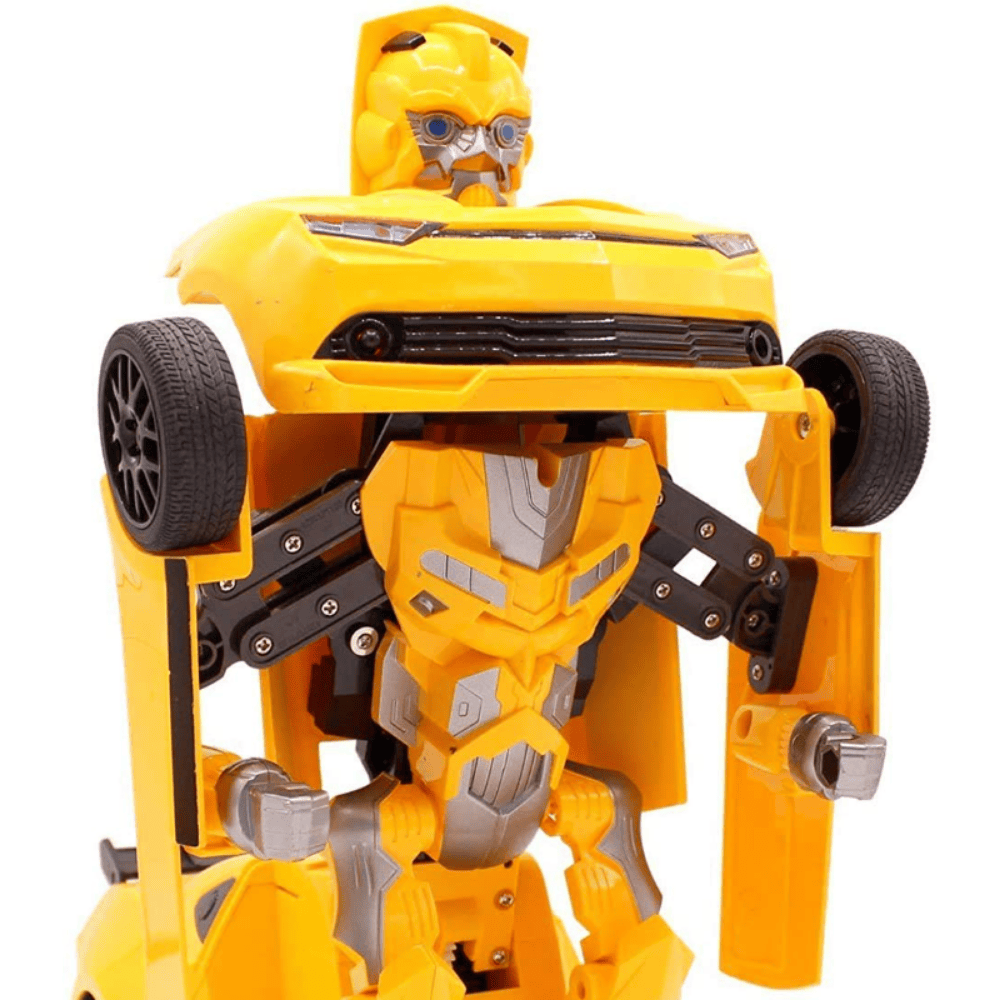 Transforming Robot Car Toy – 2-in-1 Electric Convertible Car to Robot with Lights, Sound & Universal Movement (Battery Operated)