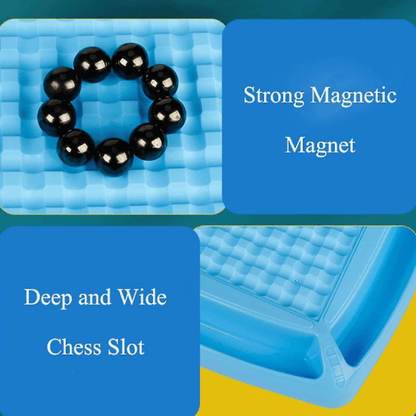 Magnetic Battle Chess Strategy Game – 2 Player Magnetic Board Game for Kids & Adults, Brain Teaser Puzzle (YY7)