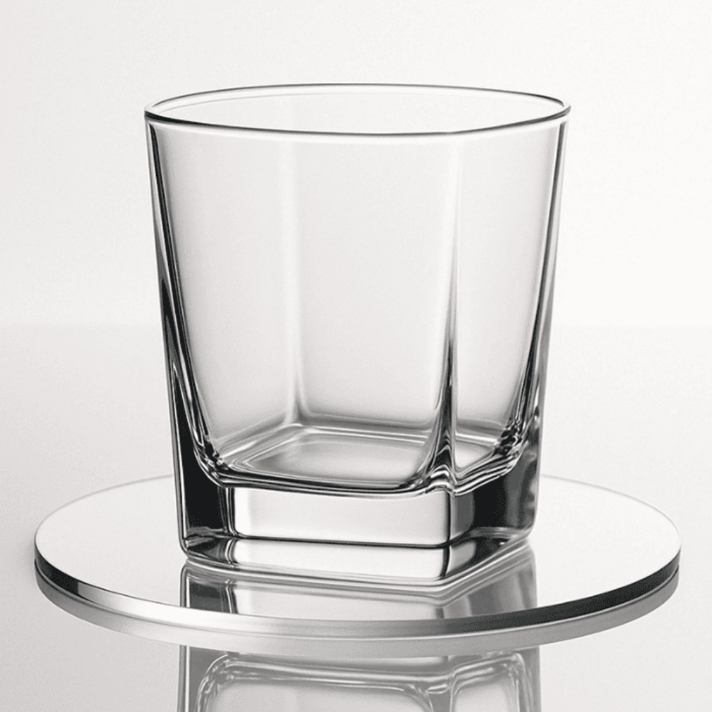 180ml Plain Juice Glass Set of 6 – Crystal Clear Drinking Glasses for Water, Juice & Beverages