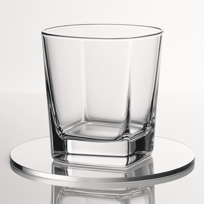 180ml Plain Juice Glass Set of 6 – Crystal Clear Drinking Glasses for Water, Juice & Beverages