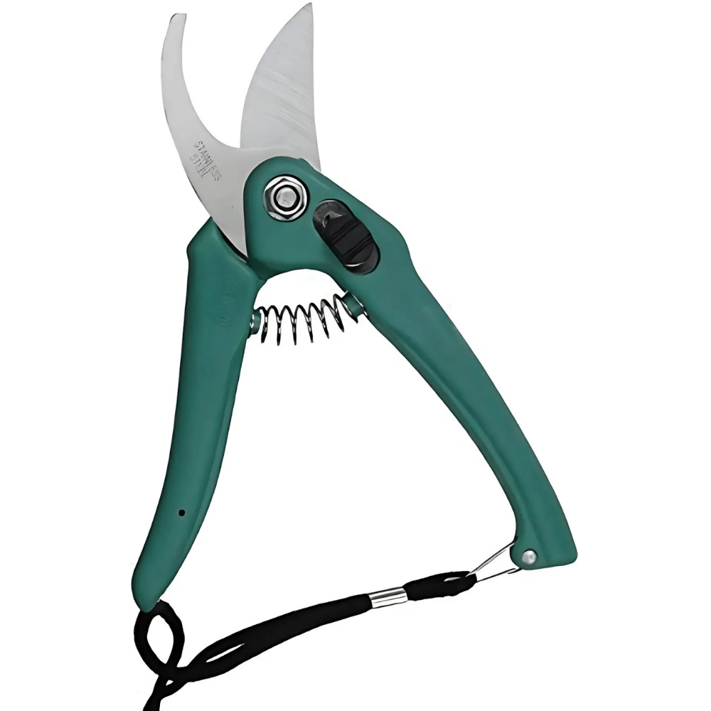 Heavy-Duty Steel Garden Pruning Shears – Sharp Bypass Gardening Scissor for Plants, Flowers & Branches