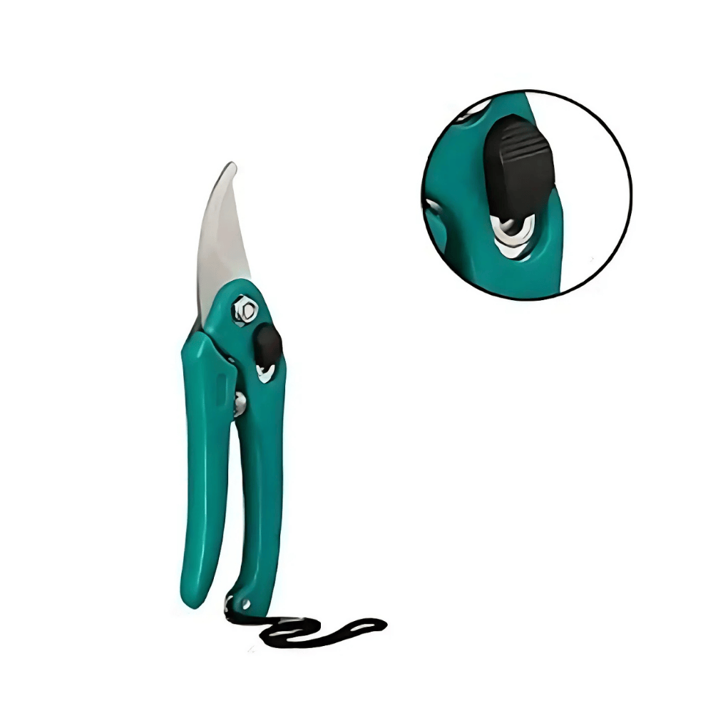 Heavy-Duty Steel Garden Pruning Shears – Sharp Bypass Gardening Scissor for Plants, Flowers & Branches