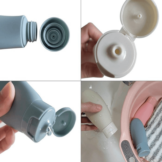 3 PCS Travel Bottle Set – Leak-Proof, TSA Approved Refillable Toiletry Containers for Travel