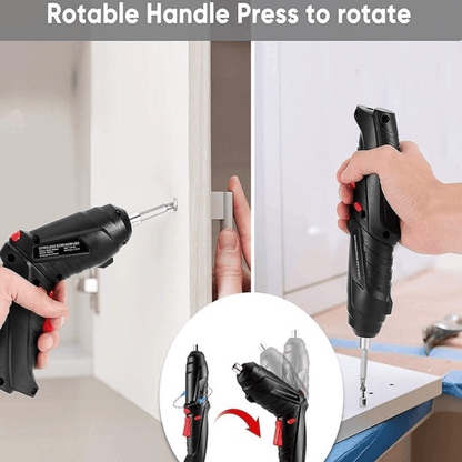 47 in 1 Electric Screwdriver Drill Set with LED Light & Flexible Extension