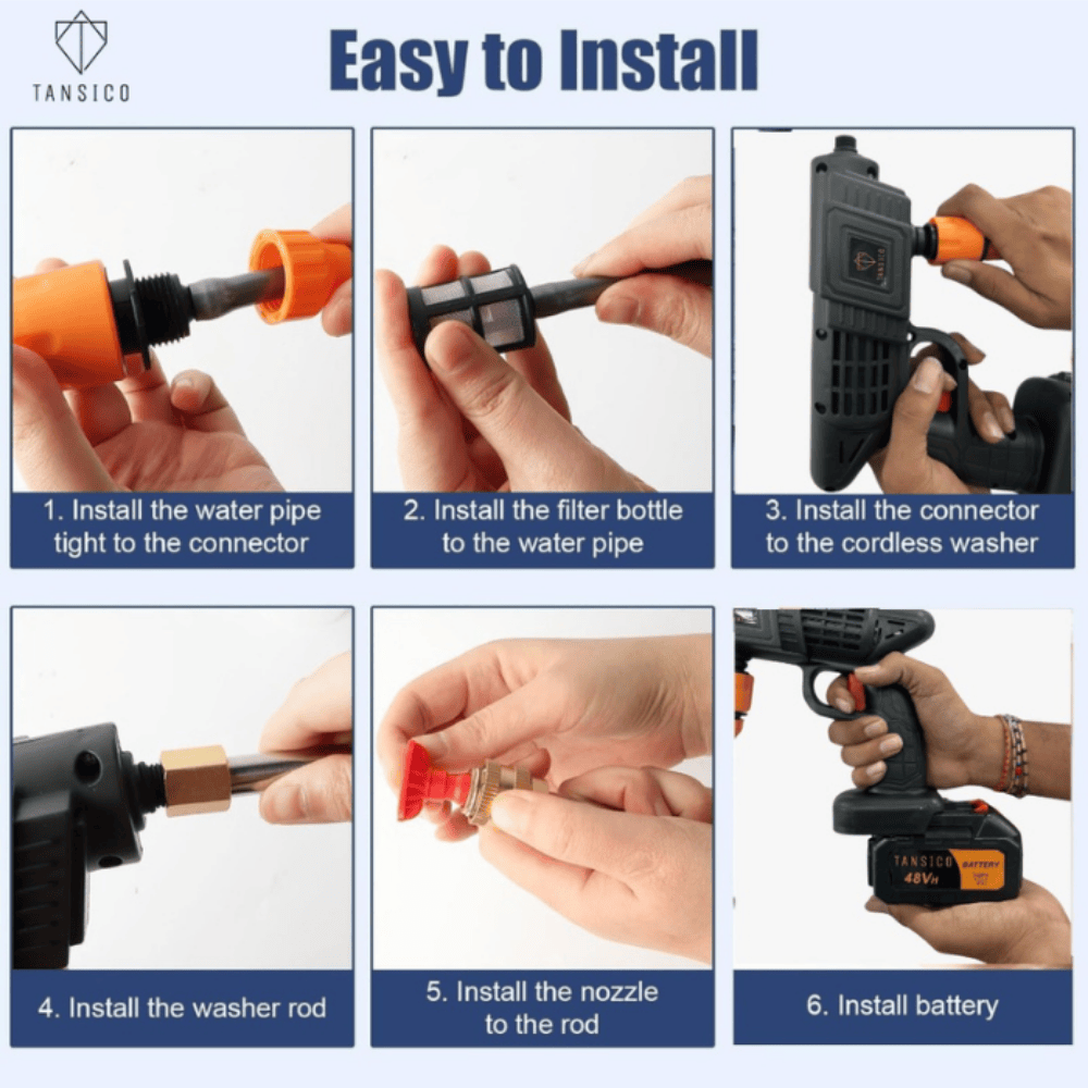 TANSICO WASHING GUN SINGLE BATTERY