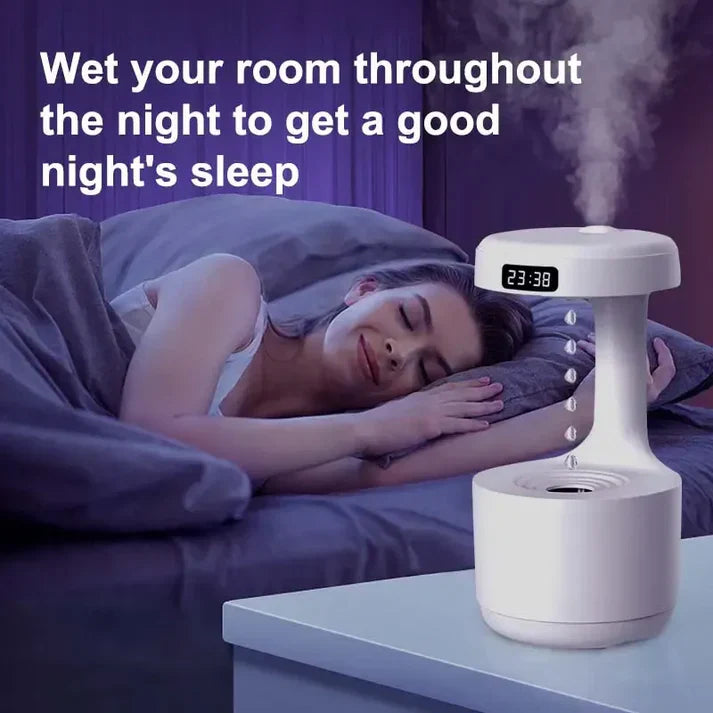 Digital Humidifier with Clock Display
