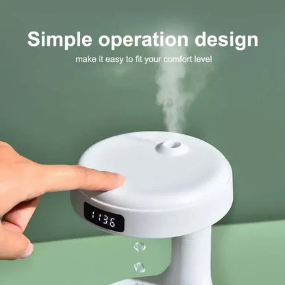 Digital Humidifier with Clock Display